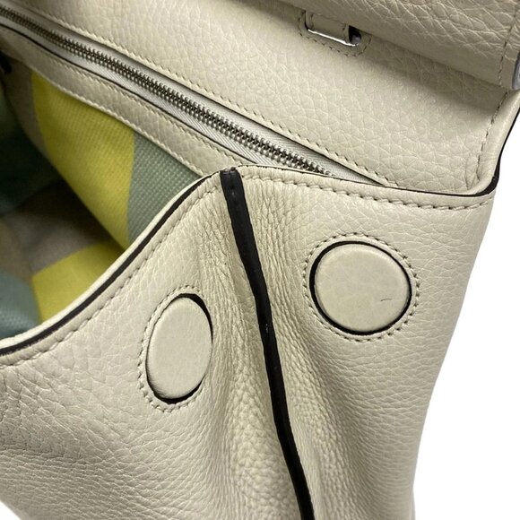 GUCCI Bamboo Classic Cream Leather Handbag bran615-100325 - Picture 10 of 14